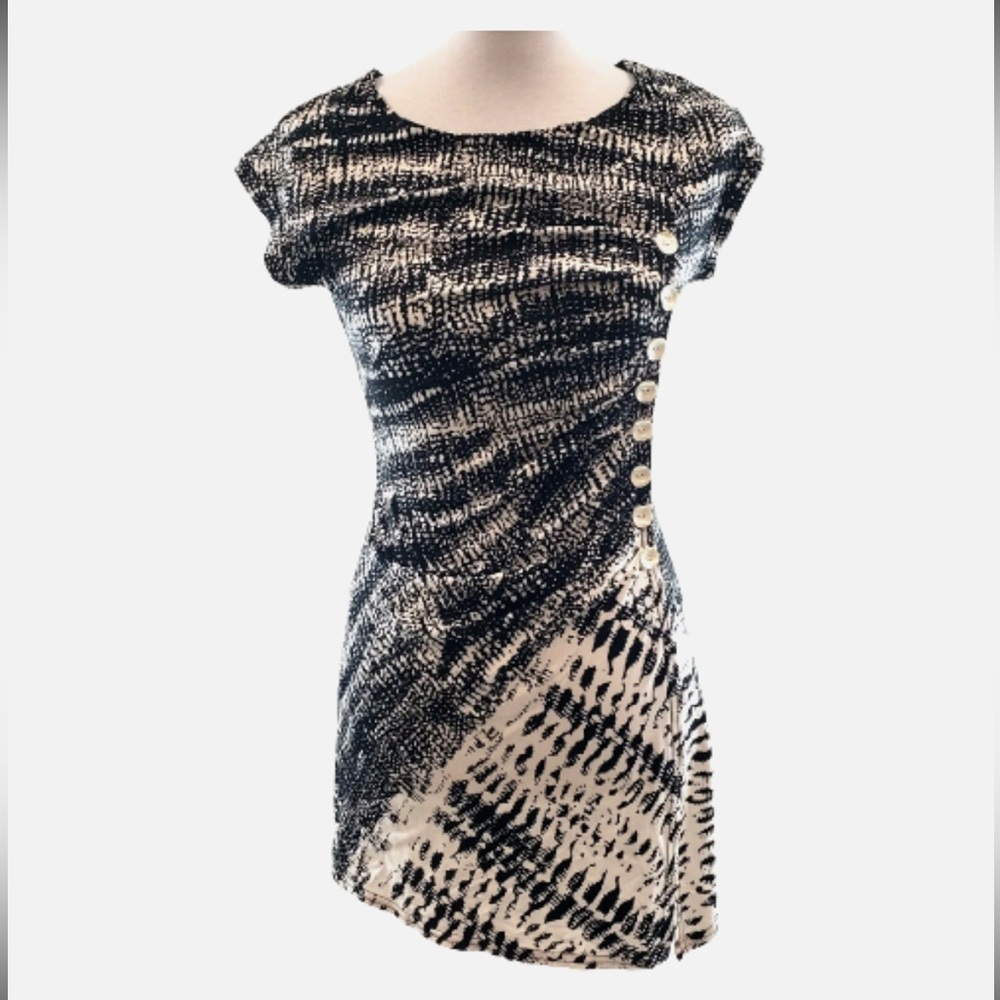 Joseph Ribkoff Black and White Tunic/Dress